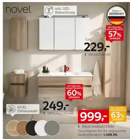 XXXLutz Novel badkombination Angebot