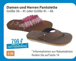 V Markt Pantolette Angebot