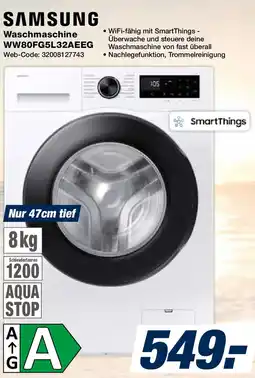 Expert SAMSUNG Waschmaschine WW80FG5L32AEEG Angebot