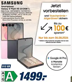 Expert SAMSUNG Smartphone Galaxy Z Flip8 5G (512GB) Angebot