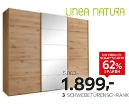 XXXLutz Linea natura schwebetürenschrank 3-türig Angebot