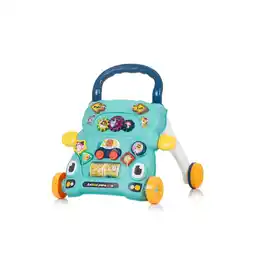 Netto Marken-Discount Chipolino Lauflernwagen lustige Tiere Musik Lichter Motorik Zahnräder Tasten blau Angebot