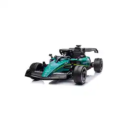 Netto Marken-Discount Chipolino Kinder Elektroauto Aston Martin Fernbedienung Federung LED-Lichter MP3 grün Angebot