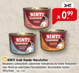 Raiffeisen Markt RINTI Gold Hunde-Nassfutter Angebot