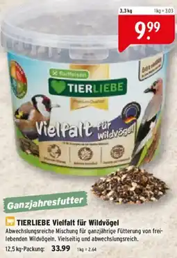 Raiffeisen Markt TIERLIEBE Vielfalt für Wildvögel Angebot