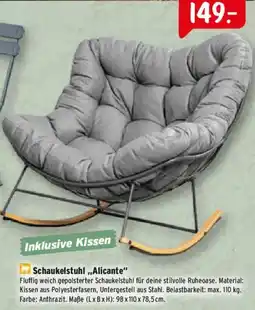 Raiffeisen Markt Schaukelstuhl ,,Alicante" Angebot