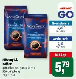Markant Mövenpick Kaffee Angebot