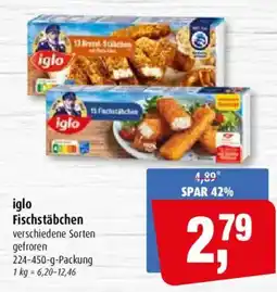 Markant iglo Fischstäbchen Angebot