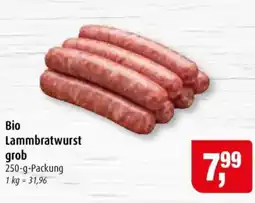 Markant Bio Lammbbratwurst grob Angebot