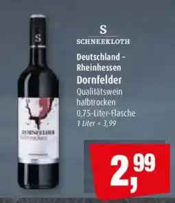 Markant Schneekloth Dornfelder Angebot
