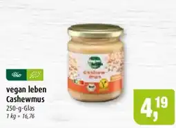 Markant vegan leben Cashewmus Angebot