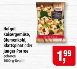 Markant Hofgut Kaiser gemüse, Blumenkohl, Blattspinat oder Junger Porree Angebot