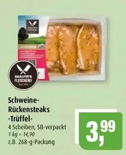 Markant Schweine-Rückensteaks-Trüffel Angebot