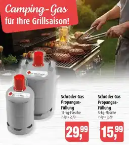 Markant Schröder Gas Propangas-Füllung Angebot
