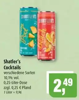 Markant Shatler's Cocktails Angebot