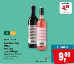Markant MONTIGNY JAMES Rosé-, Rot- oder Weißwein Angebot