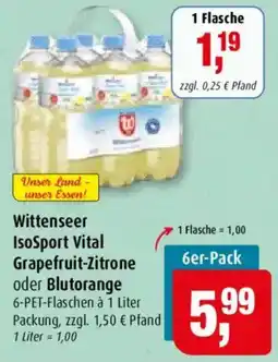 Markant Wittenseer IsoSport Vital Grapefruit-Zitrone Angebot