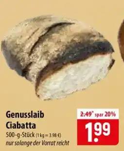 Famila Nord Ost Genusslaib Ciabatta Angebot