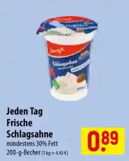 Famila Nord Ost Jeden Tag Frische Schlagsahne Angebot