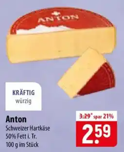 Famila Nord Ost Anton Schweizer Hartkäse Angebot