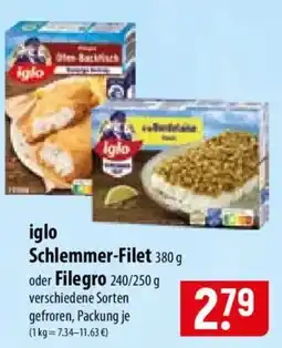 Famila Nord Ost iglo Schlemmer-Filet Angebot