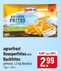 Famila Nord Ost agrarfrost Knusperfrites oder Backfrites Angebot