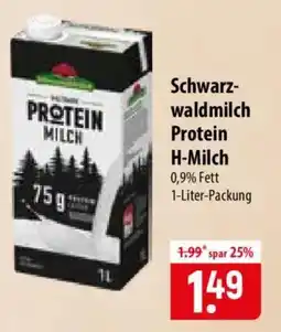 Famila Nord Ost Schwarzwaldmilch Protein H-Milch Angebot