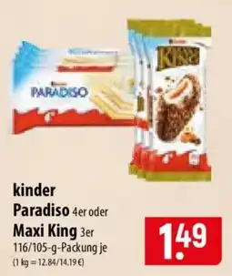 Famila Nord Ost kinder Paradiso Maxi King Angebot