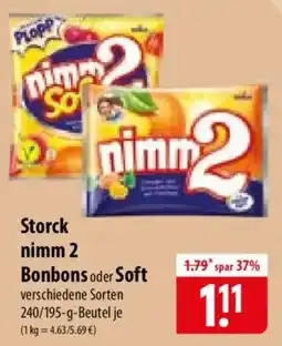 Famila Nord Ost Storck nimm 2 Bonbons oder Soft Angebot