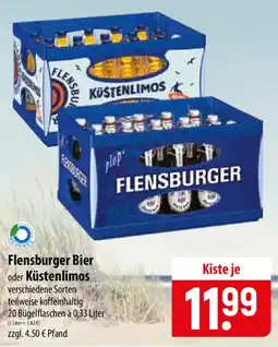 Famila Nord Ost Flensburger Bier oder Küstenlimos Angebot
