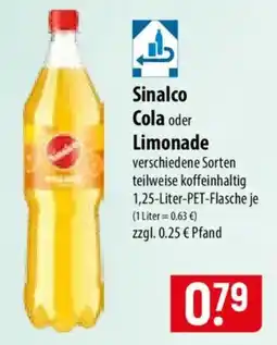 Famila Nord Ost Sinalco Cola oder Limonade Angebot