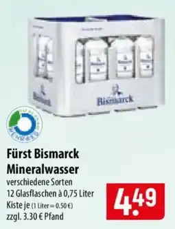 Famila Nord Ost Fürst Bismarck Mineralwasser Angebot