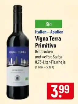 Famila Nord Ost Vigna Terra Primitivo Angebot