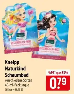 Famila Nord Ost Kneipp Naturkind Schaumbad Angebot