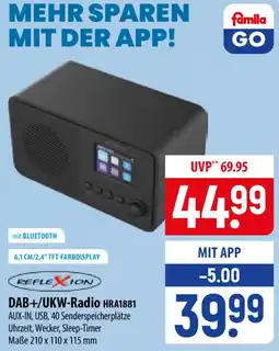 Famila Nord Ost REFLEXION DAB+/UKW-Radio HRA1881 Angebot