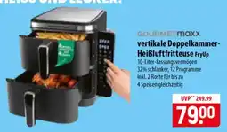 Famila Nord Ost GOURMETmaxx vertikale Doppelkammer-Heißluftfritteuse FryUp Angebot