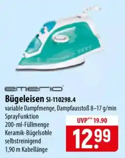 Famila Nord Ost Bügeleisen SI-110298.4 Angebot