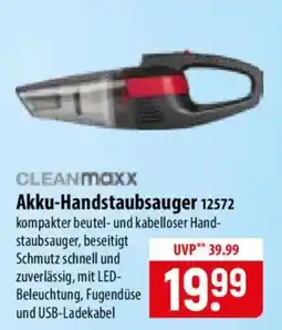 Famila Nord Ost CLEANmaxx Akku-Handstaubsauger 12572 Angebot
