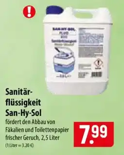 Famila Nord Ost Sanitär-flüssigkeit San-Hy-Sol Angebot