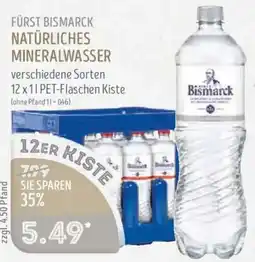 Edeka Struve Fürst Bismarck Natürliches Mineralwasser Angebot