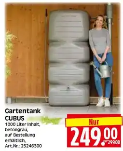 Herkules Baumarkt Gartentank CUBUS Angebot
