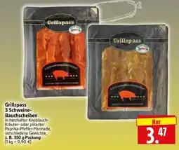 Edeka Herkules Grillspass Schweine-Bauchscheiben Angebot