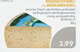 Edeka Struve BERGKRAUTER REBELL oder BERGBLUMEN REBELL Angebot