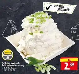 Edeka Herkules HERKULES hausgemacht Frühlingszwiebel-Frischkäsezubereitung Angebot