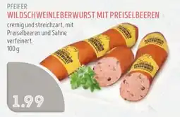 Edeka Struve PFEIFER WILDSCHWEINLEBERWURST MIT PREISELBEEREN Angebot