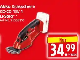 Herkules Baumarkt Li-Solo Akku Grasschere GC-CG 18/1 Angebot