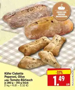 Edeka Herkules Käfer Ciabatta Angebot