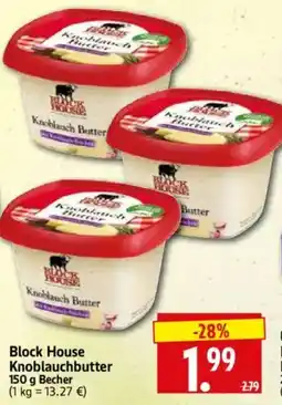 Edeka Herkules Block House Knoblauchbutter Angebot