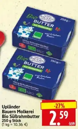 Edeka Herkules Bauern Molkerei Bio Süßrahmbutter Angebot