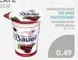 Edeka Struve DER GROSSE Bauer FRUCHTJOGHURT Angebot
